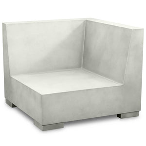 6-teiliges Garten Lounge Set Beton Grau