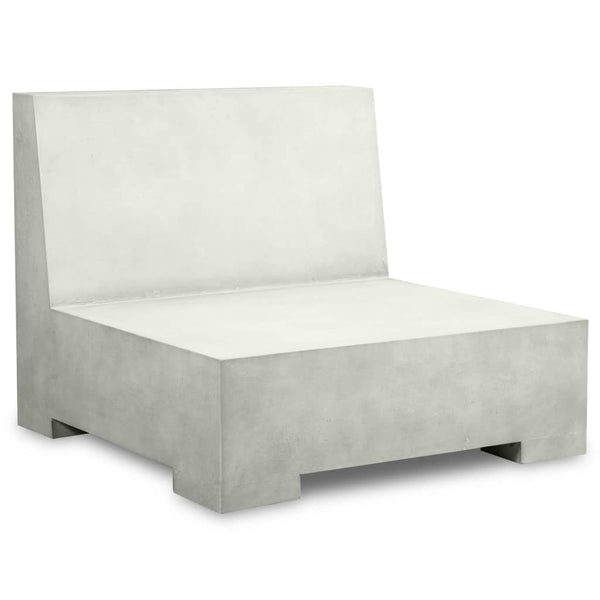 6-teiliges Garten Lounge Set Beton Grau