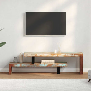 vidaXL TV Cabinet Solid Reclaimed Wood