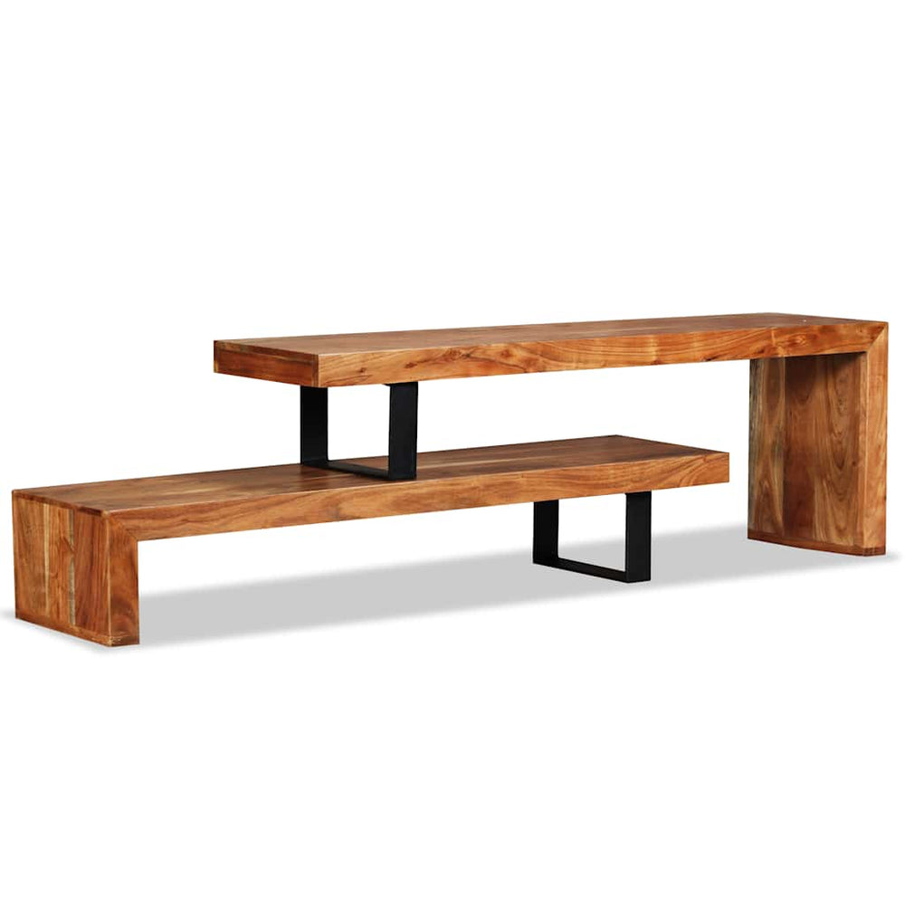 vidaXL TV Cabinet Solid Acacia Wood