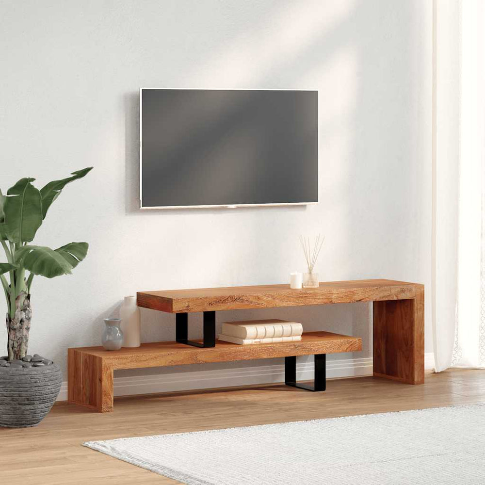 vidaXL TV Cabinet Solid Acacia Wood