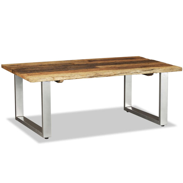vidaXL Coffee Table Reclaimed Solid Wood 100x60x38 cm
