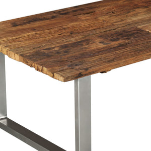 vidaXL Coffee Table Reclaimed Solid Wood 100x60x38 cm