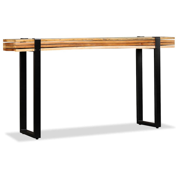 vidaXL Console Table Recycled Wood Length Adjustable