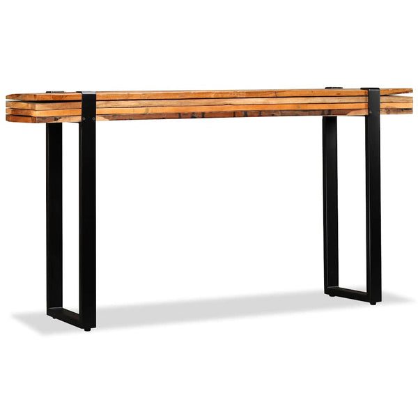 vidaXL Console Table Recycled Wood Length Adjustable
