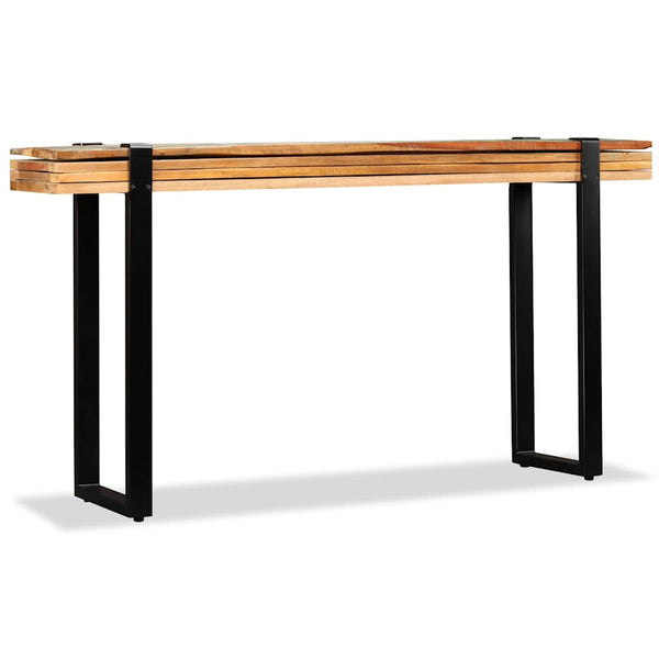 vidaXL Console Table Recycled Wood Length Adjustable