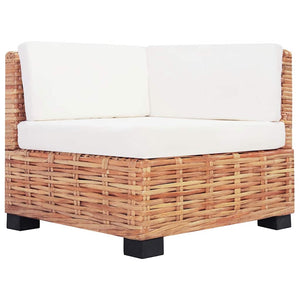 vidaXL 18-piece Sofa Set Natural Rattan