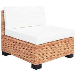 vidaXL 18-piece Sofa Set Natural Rattan