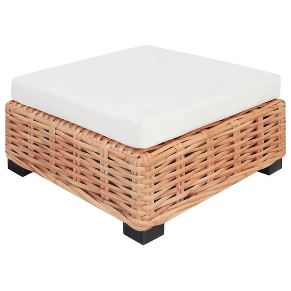 vidaXL 18-piece Sofa Set Natural Rattan