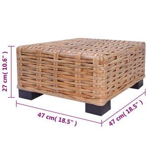 vidaXL 14-piece Sofa Set Natural Rattan