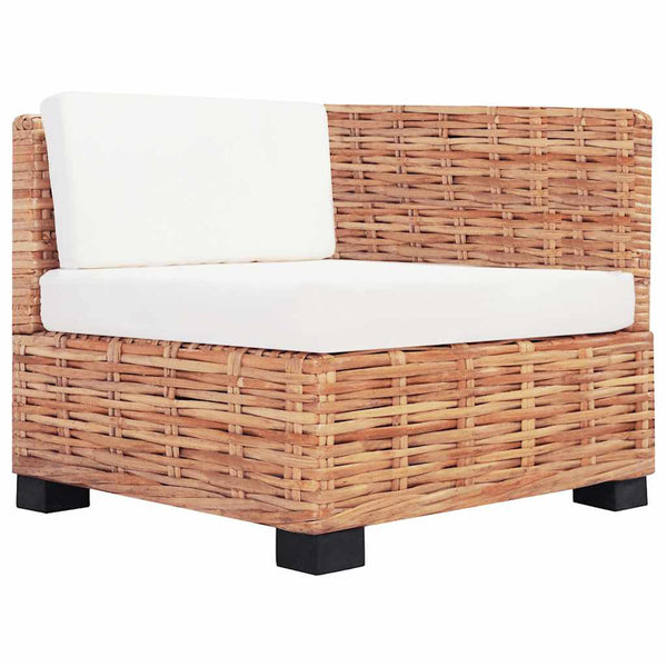 vidaXL 14-piece Sofa Set Natural Rattan