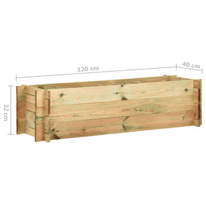 Hochbeet Pflanzkübel Kiefer Imprägniert 120cm