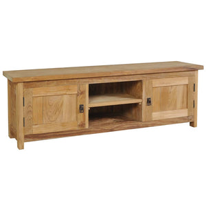 vidaXL TV Cabinet Solid Teak Wood 120x30x40 cm
