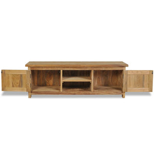 vidaXL TV Cabinet Solid Teak Wood 120x30x40 cm