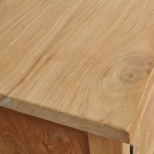 vidaXL TV Cabinet Solid Teak Wood 120x30x40 cm