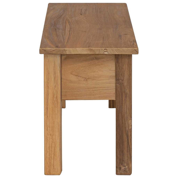 vidaXL Hallway Bench Solid Teak 90 x 30 x 40 cm