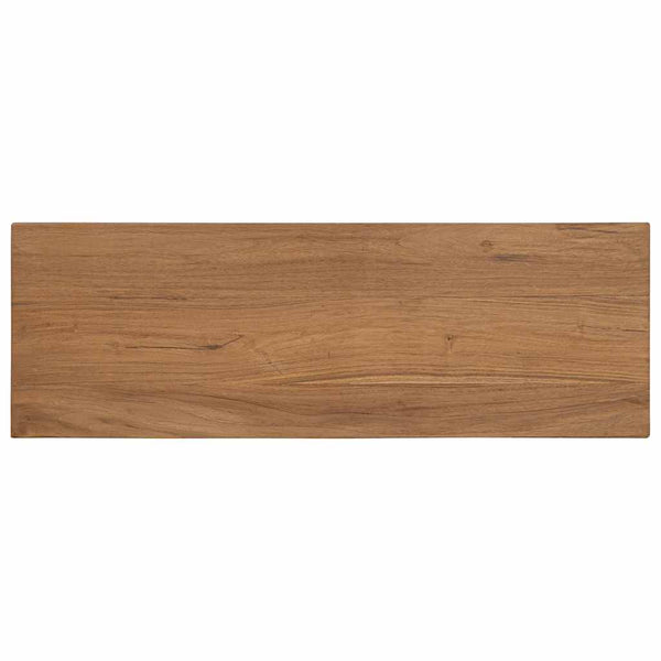 vidaXL Hallway Bench Solid Teak 90 x 30 x 40 cm