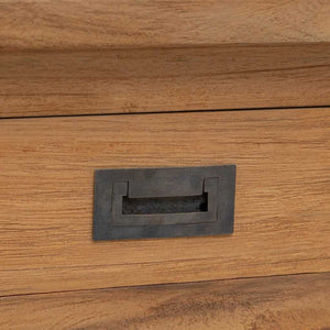 vidaXL Hallway Bench Solid Teak 90 x 30 x 40 cm
