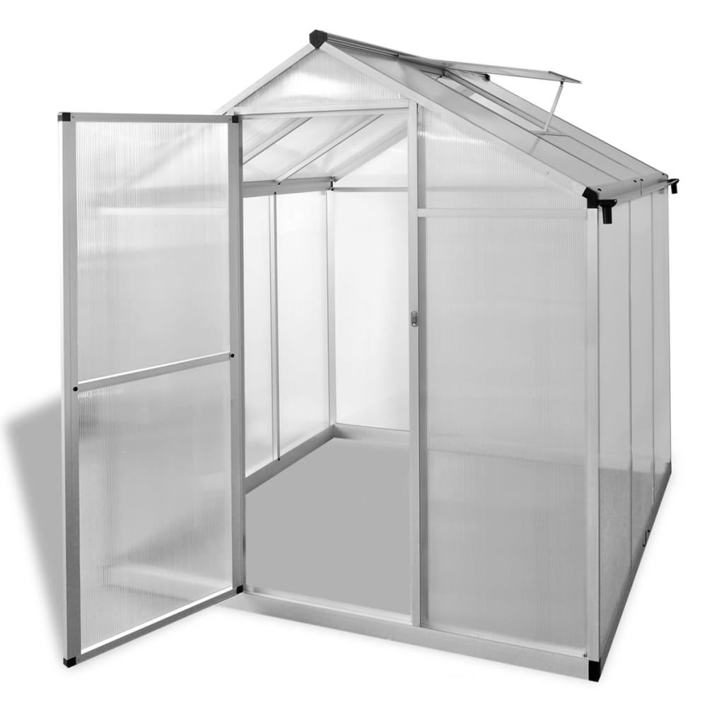 vidaXL Reinforced Aluminum Greenhouse 3.46 m³
