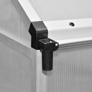 vidaXL Reinforced Aluminum Greenhouse 3.46 m³