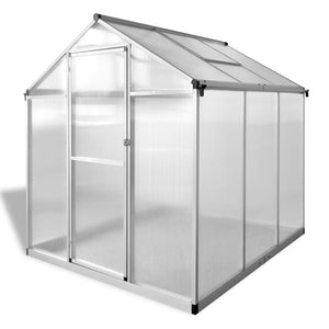 vidaXL Reinforced Aluminum Greenhouse 3.46 m³