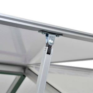 vidaXL Reinforced Aluminum Greenhouse 3.46 m³