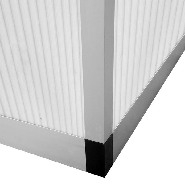 vidaXL Reinforced Aluminum Greenhouse 3.46 m³