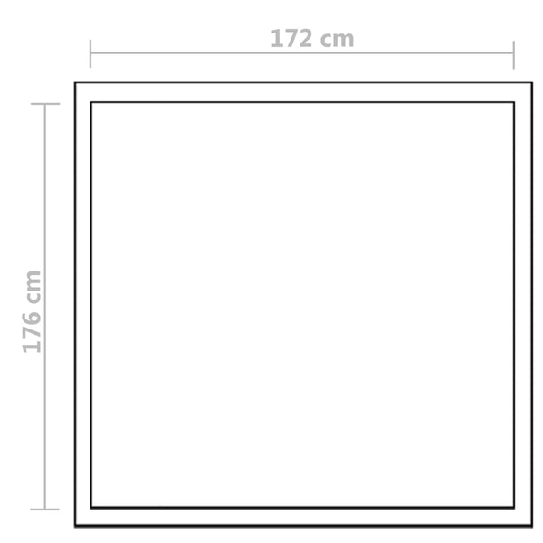 vidaXL Reinforced Aluminum Greenhouse 3.46 m³