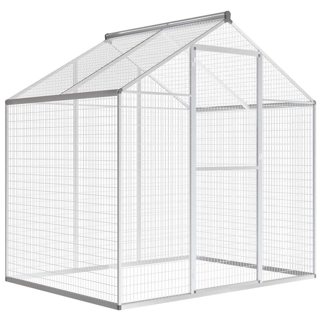 vidaXL Outdoor Aviary Aluminum 178x122x194 cm