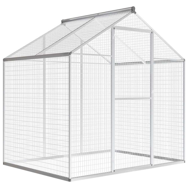 vidaXL Outdoor Aviary Aluminum 178x122x194 cm