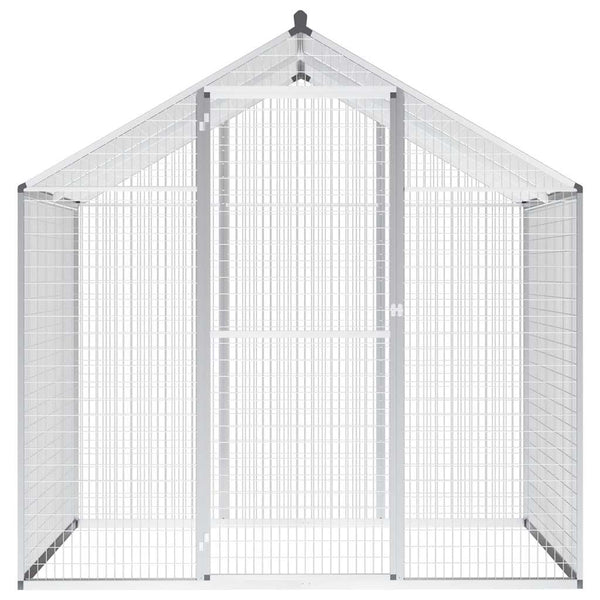 vidaXL Outdoor Aviary Aluminum 178x122x194 cm