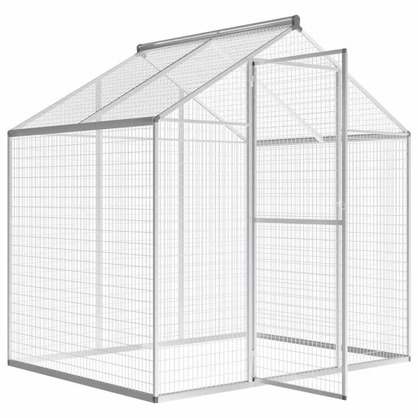 vidaXL Outdoor Aviary Aluminum 178x122x194 cm