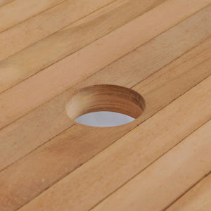 vidaXL Garden Table 180x90x75 cm Solid Teak