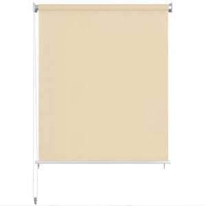 Außenrollo 140x140 cm Cremeweiß