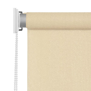 Außenrollo 220 x 140 cm Cremeweiß
