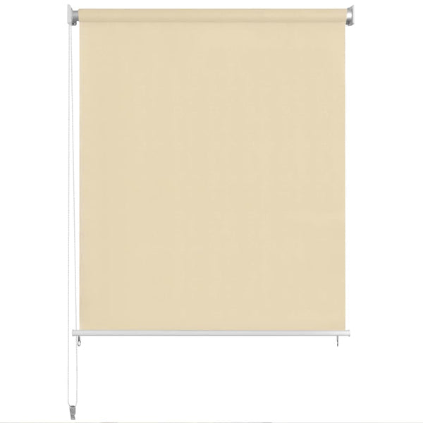 Außenrollo 100 x 230 cm Cremeweiß