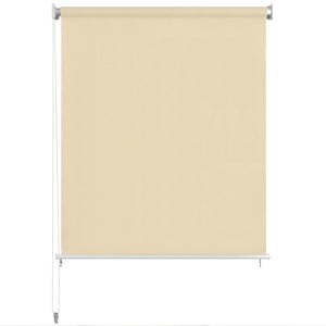 Außenrollo 140 x 230 cm Cremeweiß