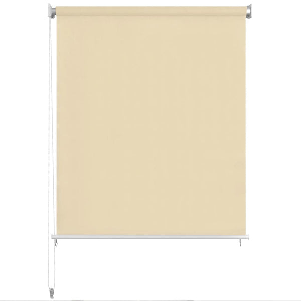 Außenrollo 200 x 230 cm Cremeweiß