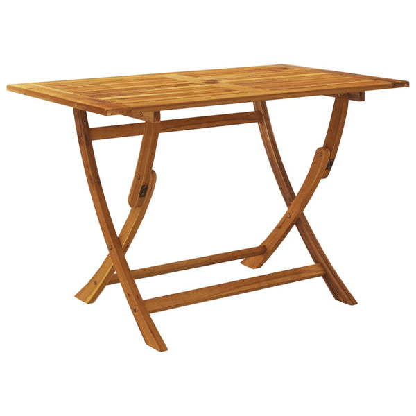 vidaXL 7-Piece Folding Acacia Wood Outdoor Dining Set