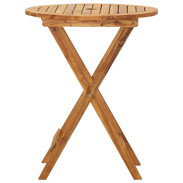 vidaXL 3-Piece Bistro Set Foldable Solid Acacia Wood