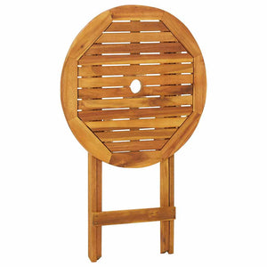vidaXL 3-Piece Bistro Set Foldable Solid Acacia Wood