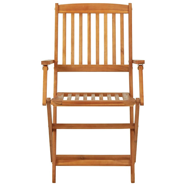 vidaXL 3-Piece Bistro Set Foldable Solid Acacia Wood