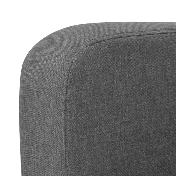 vidaXL 2-Seater Sofa 135 x 65 x 76 cm Dark Grey