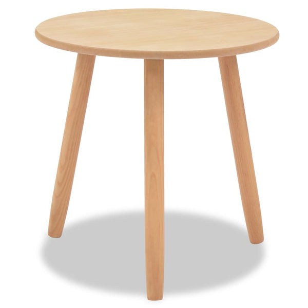 vidaXL Side Table Set 2 pcs. Solid Pine Wood Brown