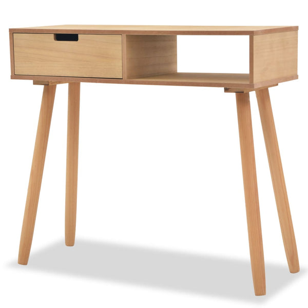 vidaXL Solid Pine Console Table 80 x 30 x 72 cm Brown