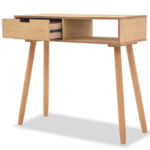 vidaXL Solid Pine Console Table 80 x 30 x 72 cm Brown