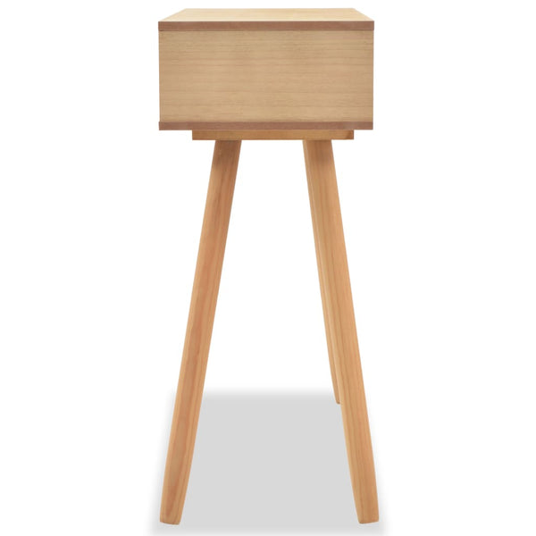 vidaXL Solid Pine Console Table 80 x 30 x 72 cm Brown