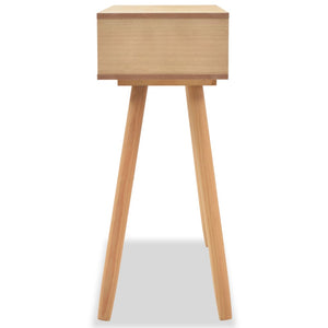 vidaXL Solid Pine Console Table 80 x 30 x 72 cm Brown