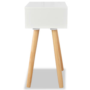 vidaXL Nightstands 2 pcs. Solid Pine Wood 40x30x61 cm White
