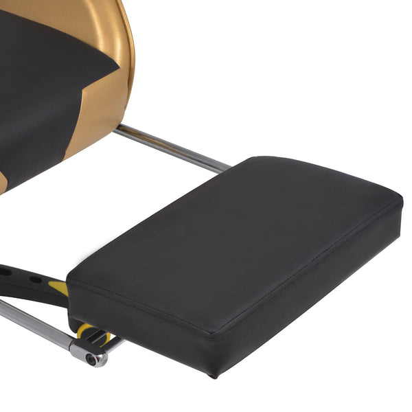 vidaXL Gaming Chair Gold 70 x 71 x 136 cm Artificial Leather